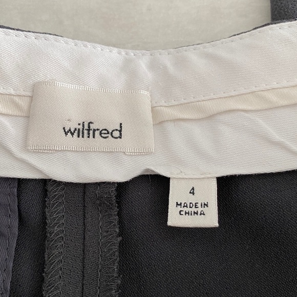 Aritzia wilfred charcoal Fremont pant sz 4 preloved - Picture 3 of 11